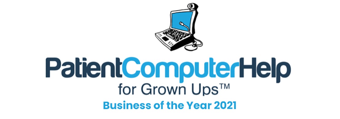 Patient Computer Help for Grown Ups Logo